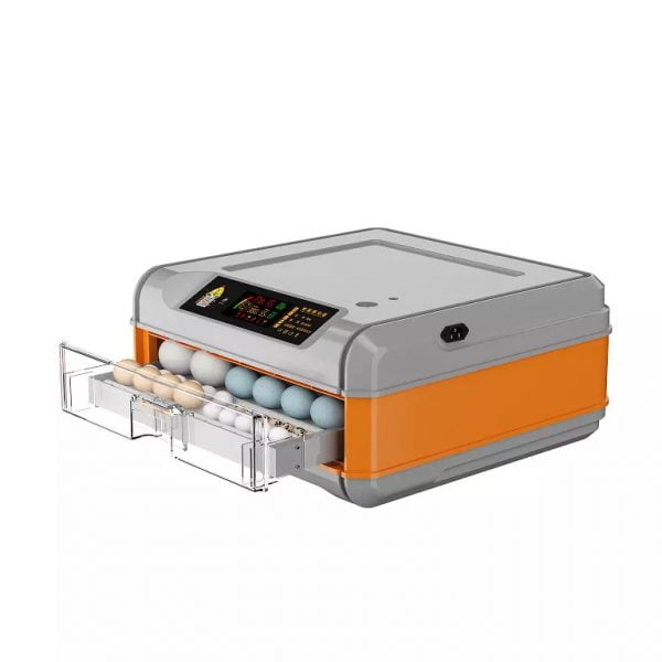 Incubadora Automática Para 64 Huevos - Temperatura Y Humedad Ajustable, Volteo Automático 360°, Ideal Para Pollos Y Patos